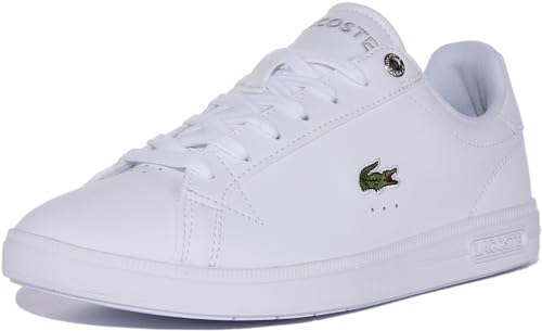 Lacoste Damen Low-Top Sneaker Graduate PRO 123 2 SFA, Frauen Halbschuhe,Freizeitschuhe,Laufschuhe,schnürschuhe,schnürer,Weiss (21G),37 EU / 4 UK von Lacoste