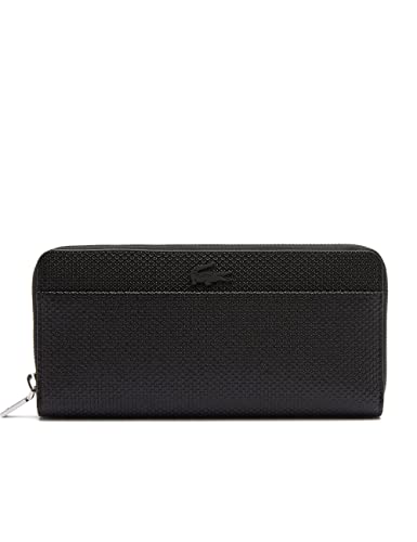 Lacoste Damen NF3885KL Portemonnaie mit Reißverschluss, Noir von Lacoste