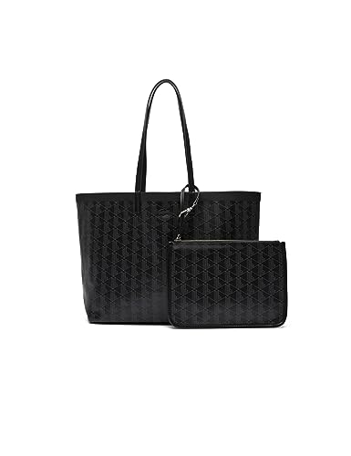 Lacoste Damen Nf4344ze Tasche, Monogram schwarz grau, Einheitsgröße von Lacoste