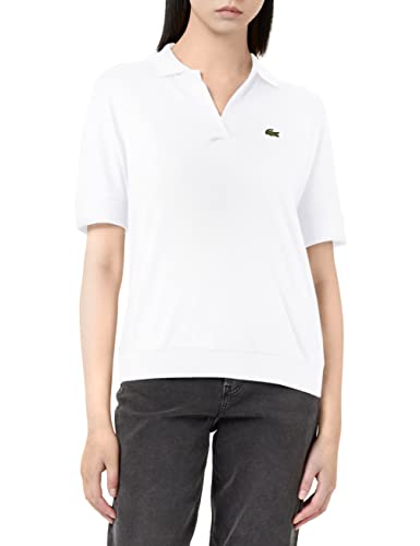 Lacoste Damen PF0504 Poloshirt, Blanc, M von Lacoste