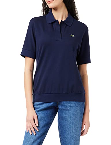 Lacoste Damen PF0504 Poloshirt, Marine, XL von Lacoste