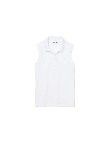 Lacoste Damen PF5445 Poloshirt, Blanc, 40 von Lacoste