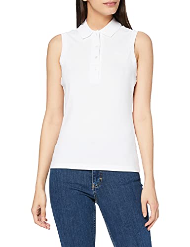 Lacoste Damen PF5445 Poloshirt, Blanc, 42 von Lacoste