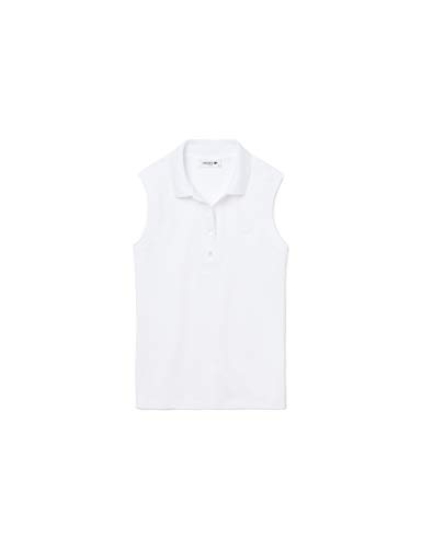 Lacoste Damen PF5445 Poloshirt, Blanc, 46 von Lacoste