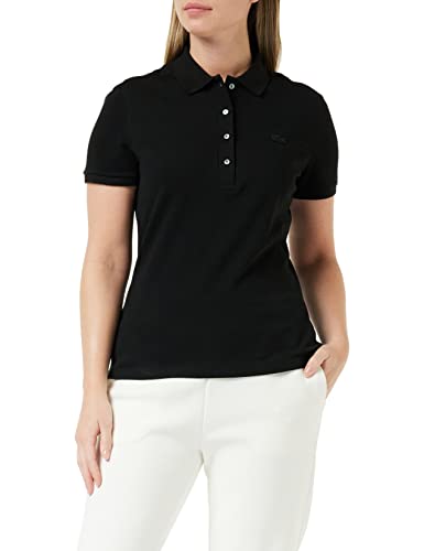 Lacoste Damen PF5462 Polohemd, Black, 48 von Lacoste