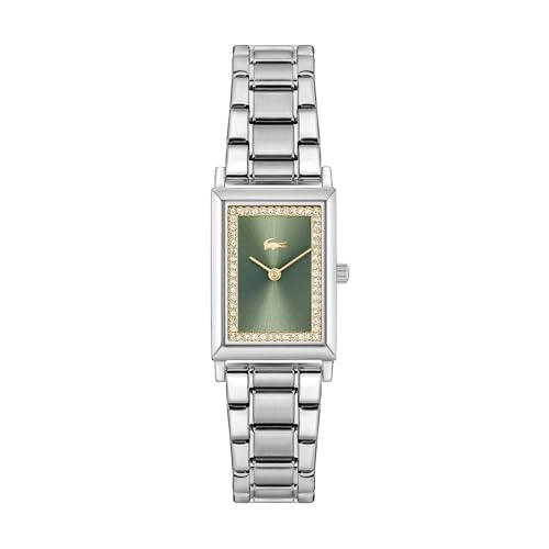 Lacoste Zwei-Zeiger-Quarzwerk-Uhr für Damen Kollektion Catherine mit Silbernes Edelstahlarmband - 2001406 von Lacoste