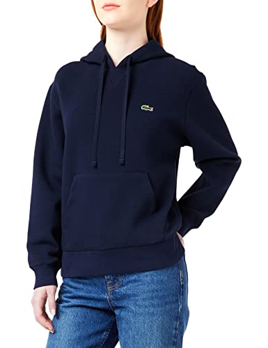 Lacoste Damen SF7099 Hoodie, Marine, 44 von Lacoste