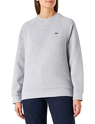 Lacoste Damen Sf7073 Sweatshirts, Chinesisches Silber, 32 von Lacoste