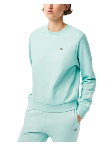 Lacoste Damen Sf9202 Sweatshirts, Mint Pastille, 32 von Lacoste