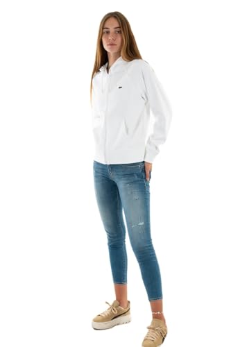 Lacoste Damen Sf9213 Sweatshirts, weiß, 38 von Lacoste