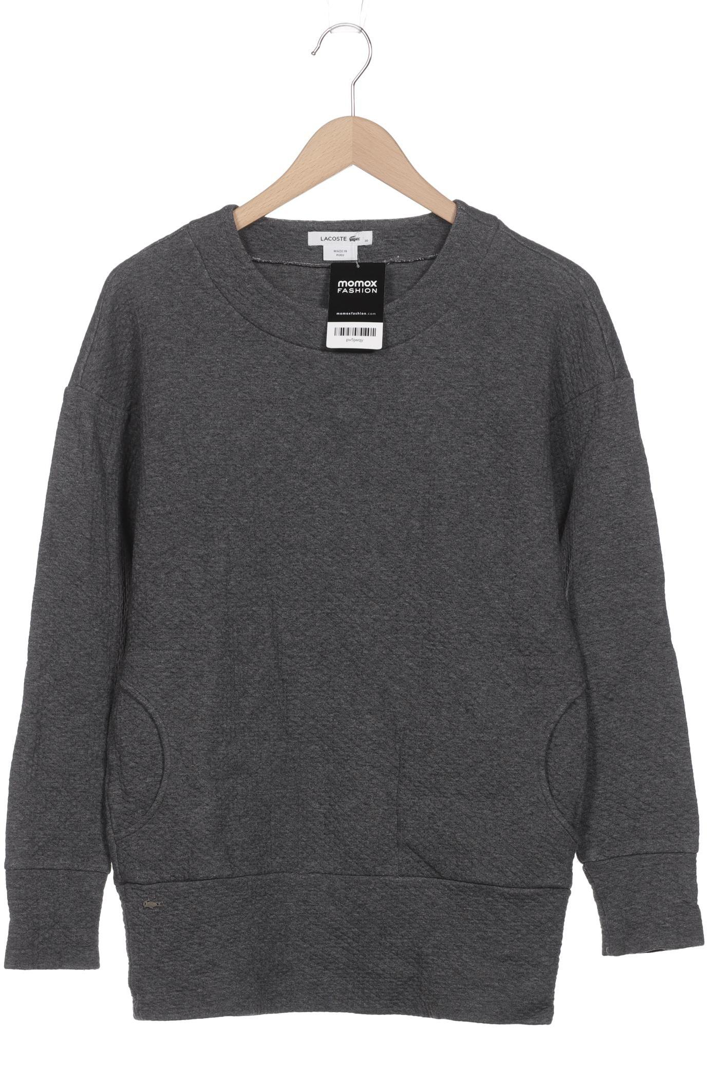 Lacoste Damen Sweatshirt, grau, Gr. 36 von Lacoste