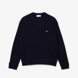 Lacoste Damen Sweatshirt Aus Wolle In Blau von Lacoste
