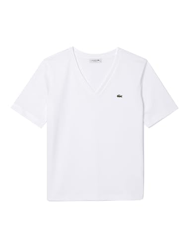 Lacoste-Damen T-SHIRT-TF7300-00, Weiß, 38 von Lacoste