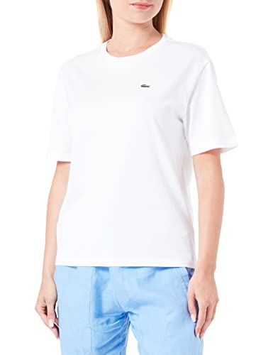 Lacoste Damen TF5441 T-Shirt, Blanc, 40 von Lacoste
