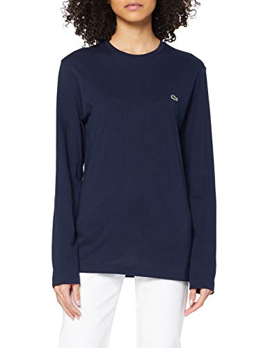 Lacoste – Rundhalsausschnitt – T-Shirt Gr. L,Marine Blau von Lacoste