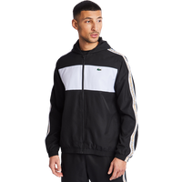 Lacoste Diamond Weave Colorblock Herren Jacken - Schwarz - Größe L - Poly Woven von Lacoste