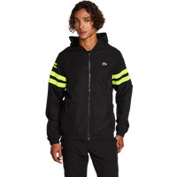Lacoste Diamond Weave Hooded Herren Trainingsoberteile - Schwarz - Größe M von Lacoste