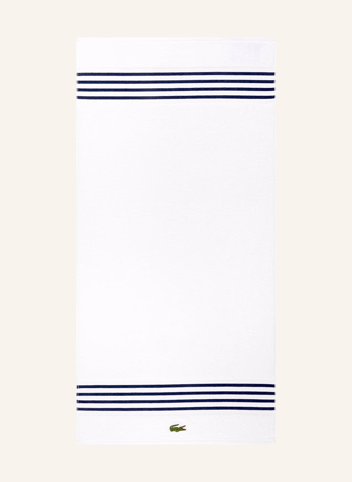 Lacoste Duschtuch Lcourtli blau von Lacoste