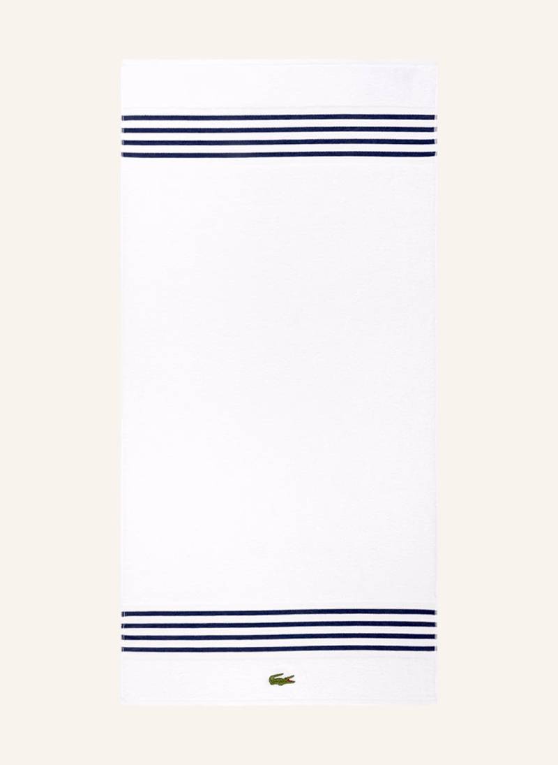 Lacoste Duschtuch Lcourtli blau von Lacoste