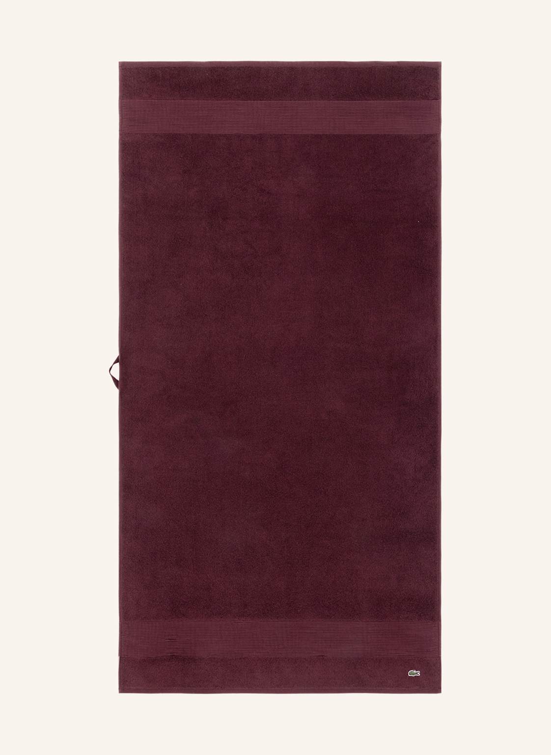 Lacoste Duschtuch Llecroco rot von Lacoste