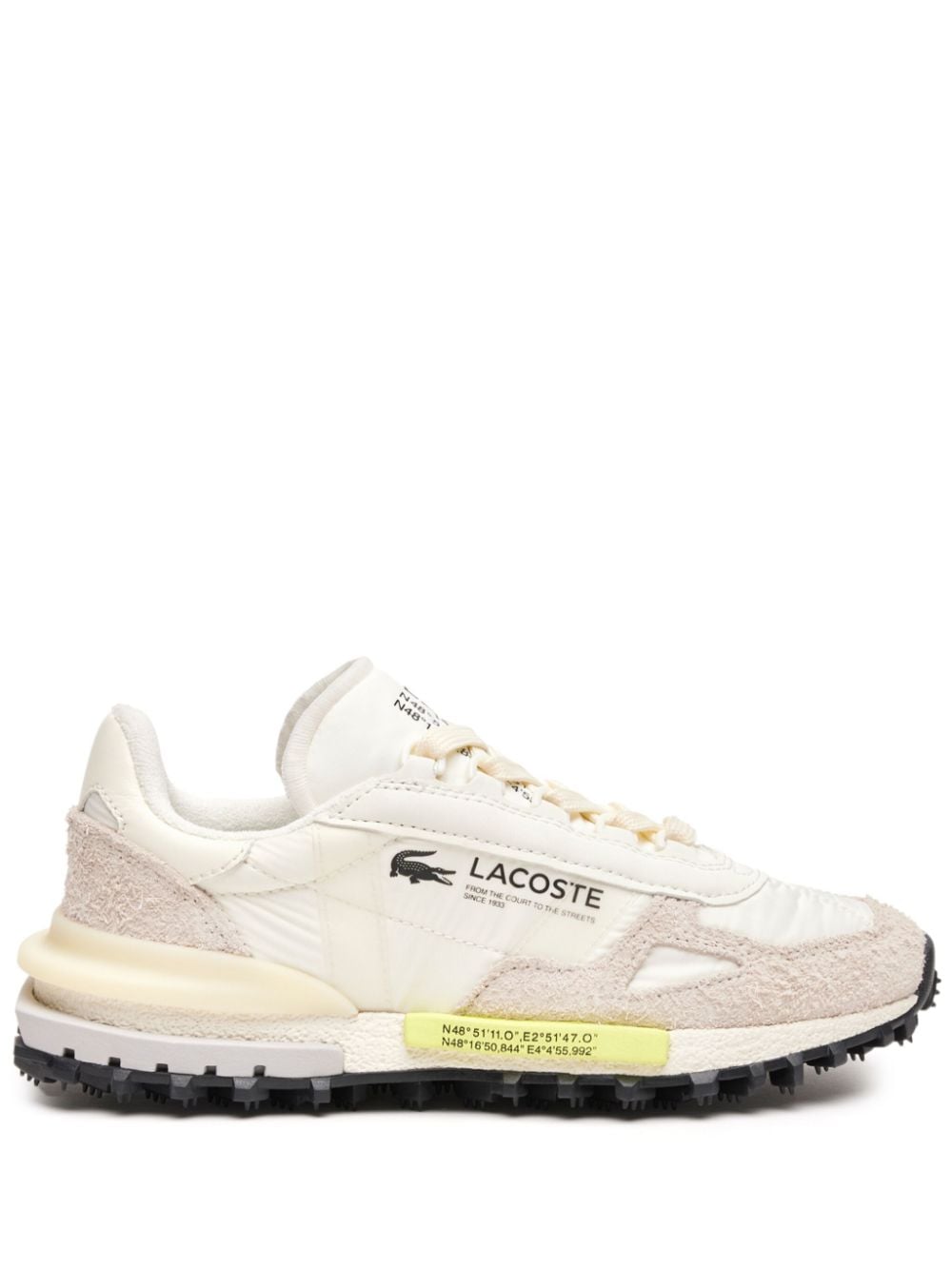 Lacoste Elite Active Textile Sneakers - Nude von Lacoste