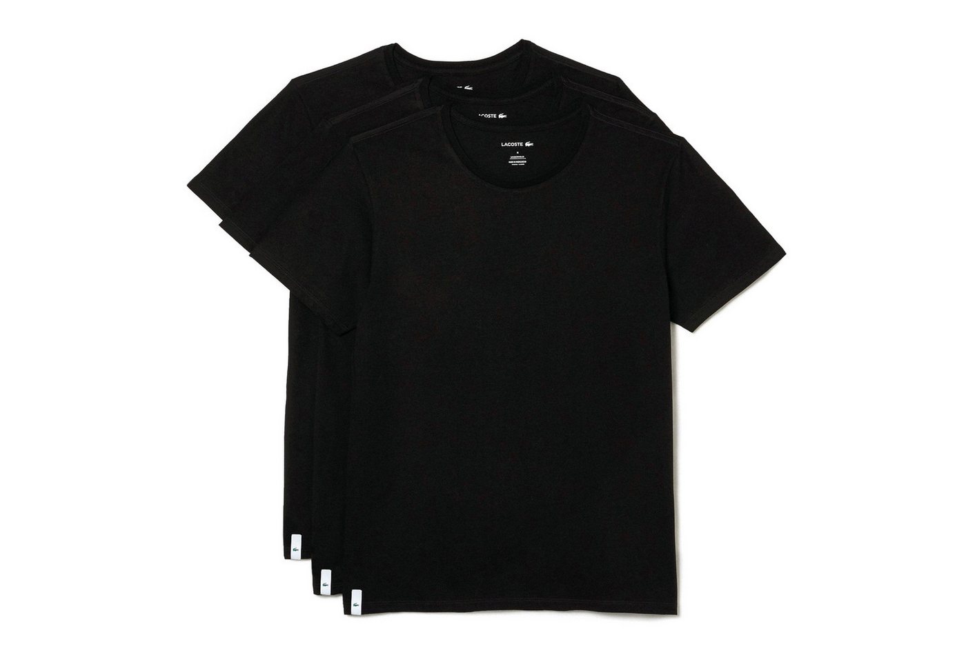Lacoste Funktionsshirt Herren Essentials Basic Crew Shirt (3er-pack) von Lacoste