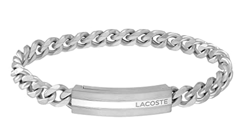 Lacoste Gliederarmband für Herren Kollektion ADVENTURER aus Edelstahl mit einer Gravierten Plakette - 2040091 Lacoste Gliederarmband für Herren Kollektion ADVENTURER aus Edelstahl mit einer Gravierten Plakette - 2040091 von Lacoste