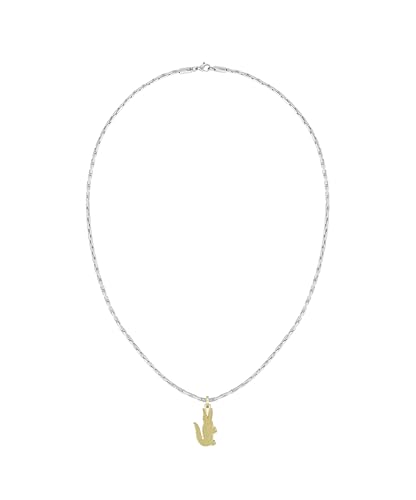 Lacoste Gliederhalskette für Herren Kollektion ARTHOR aus Zwei-Farbigem Edelstahl mit einem Charm in Krokodilform - 2040551 Lacoste Gliederhalskette für Herren Kollektion ARTHOR aus Zwei-Farbigem Edelstahl mit einem Charm in Krokodilform - 2040551 von Lacoste