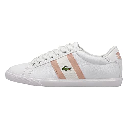 Lacoste Damen Grad Vulc Sneaker, Weiß/Pink, 39 EU von Lacoste