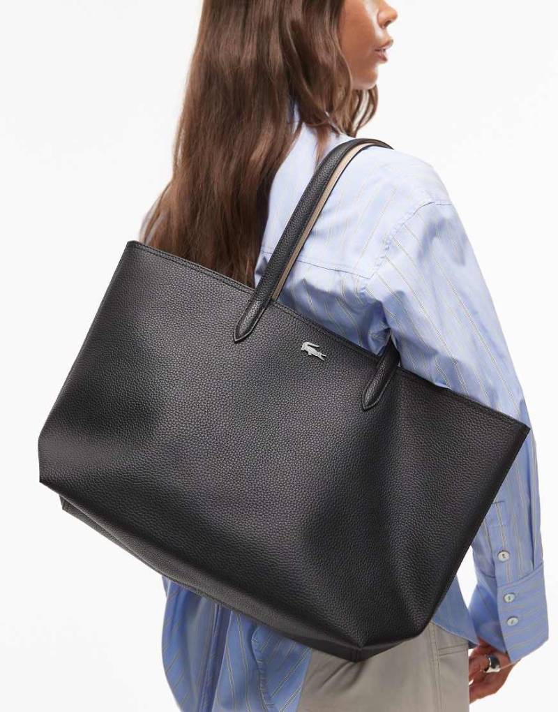 Lacoste - Große Shopper-Tasche in Schwarz von Lacoste