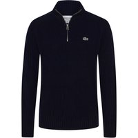 Lacoste Heavy-Strick Troyer mit Logo-Aufnäher in 3XL von Lacoste