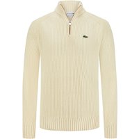 Lacoste Heavy-Strick Troyer mit Logo-Aufnäher in S von Lacoste