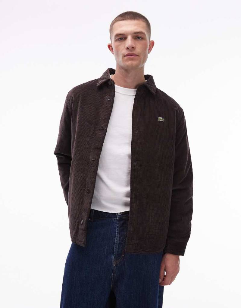 Lacoste - Hemd in Braun-Brown von Lacoste