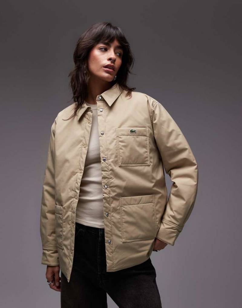 Lacoste - Hemdjacke in Beige-Neutral Lacoste - Hemdjacke in Beige-Neutral von Lacoste