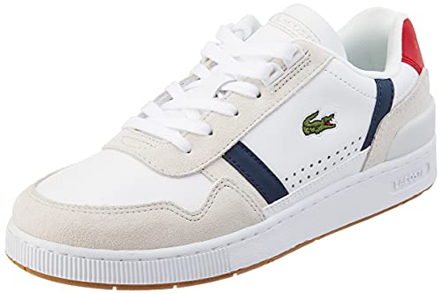 Lacoste Herren 40SFA0043 Sneakers, Wht/NVY/Red, 35.5 EU von Lacoste