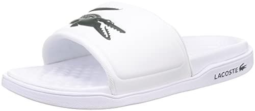 Lacoste Herren 43CMA0020 Sandalen, WHT/DK GRN, 42 EU von Lacoste