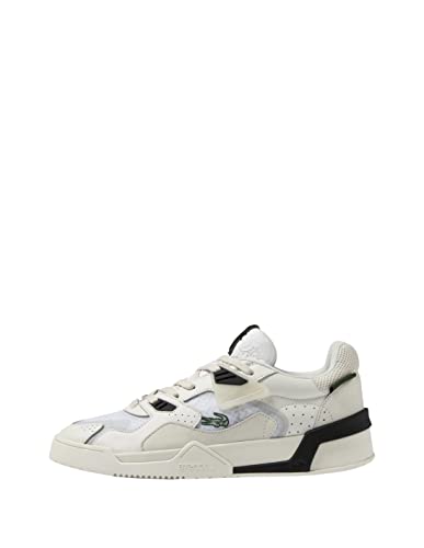 Lacoste Herren 45SMA0034 Sneaker, WHT/Off WHT, 44.5 EU von Lacoste