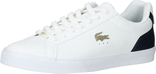 Lacoste Herren 45cma0052 Sneaker, Wht NVY, 46 EU von Lacoste