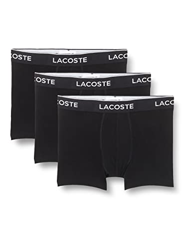 Lacoste Herren 5H3389 Boxershorts, Noir, XXL (3er Pack) von Lacoste