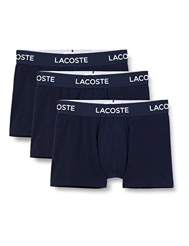 Lacoste Herren 5H7686 Unterwäsche, Marine, M (3er Pack) von Lacoste