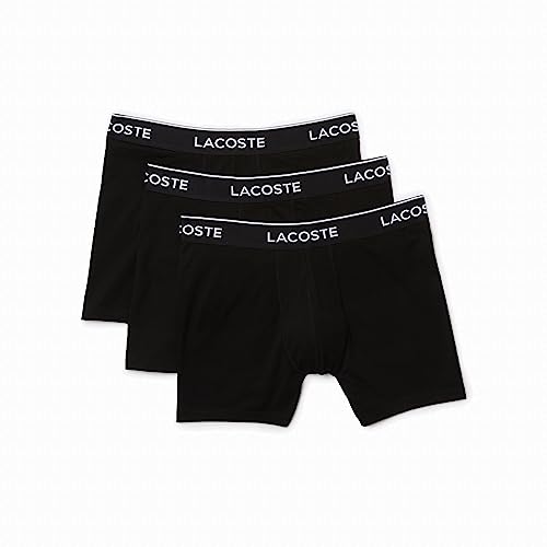 Lacoste Herren 6h3420 Underwear Boxer Brief, Schwarz, L von Lacoste