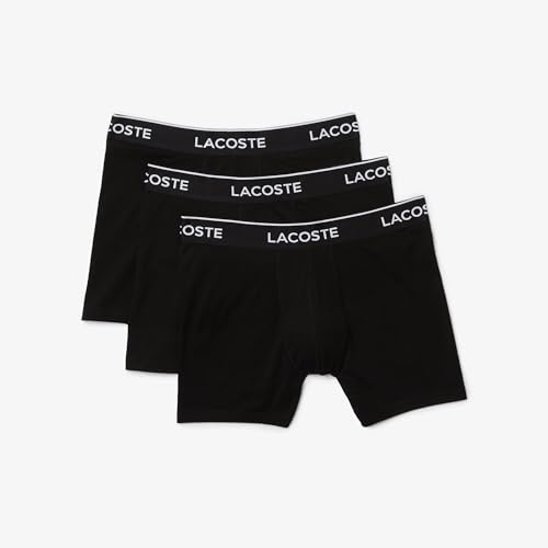 Lacoste Herren 6h3420 Underwear Boxer Brief, Schwarz, XL von Lacoste