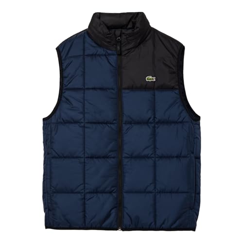 Lacoste Herren BH1585 ärmellose Jacke, MARINE/NOIR, von Lacoste