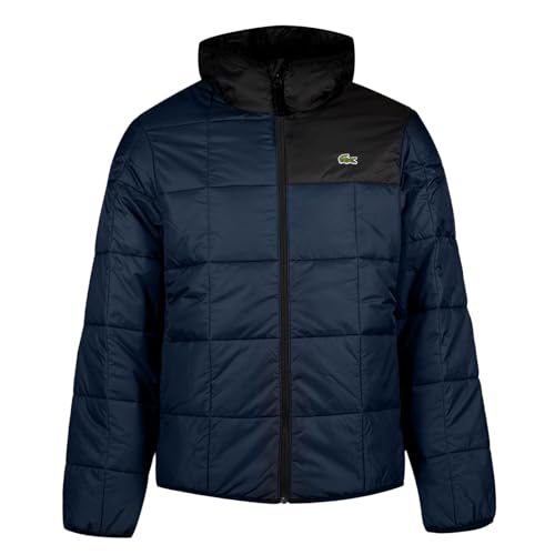 Lacoste Herren BH1666 ärmellose Jacke, MARINE/NOIR, von Lacoste