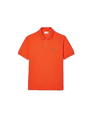 Lacoste-Herren Basic Polo KURZARM-L1212-00, Orange, 4XL von Lacoste