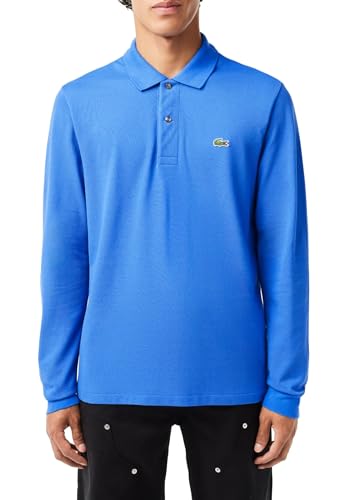 Lacoste-Herren Basic Polo LANGARM-L1312-00, Blau, M von Lacoste