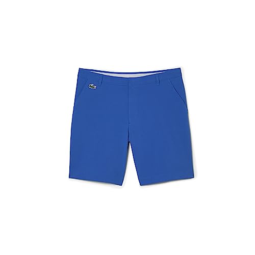 Lacoste Herren Bermuda Shorts FH3764, Männer Chino Shorts,Kurze Hose,Freizeit,Regular Fit,Blau,44 von Lacoste