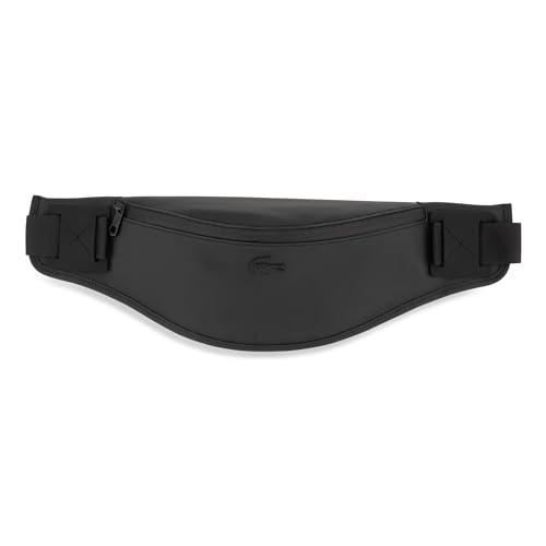 Lacoste Herren Beuteltasche WAIST BAG, Handtasche,Umhängetasche,Schulterriemen,Tunnelzug,SCHWARZ (000),Einheitsgröße (One Size) von Lacoste