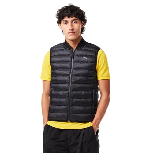 Lacoste Herren Bh0537 Ärmellose Daunenjacke, Schwarz, 58 von Lacoste
