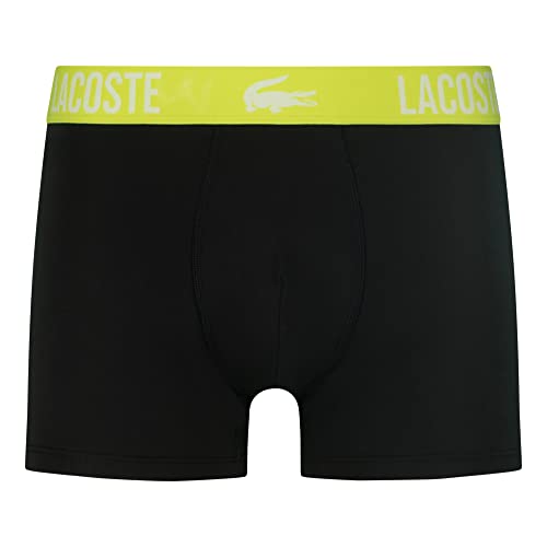 Lacoste Herren Boxershorts 5H1308, Männer Untershose,Pants,Shorts,Unterwäsche,Basic,kurz,Regular Fit,Schwarz,M von Lacoste